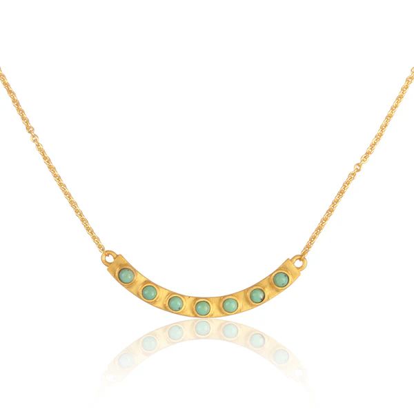 Turquoise Bar Necklace | Christina Greene 