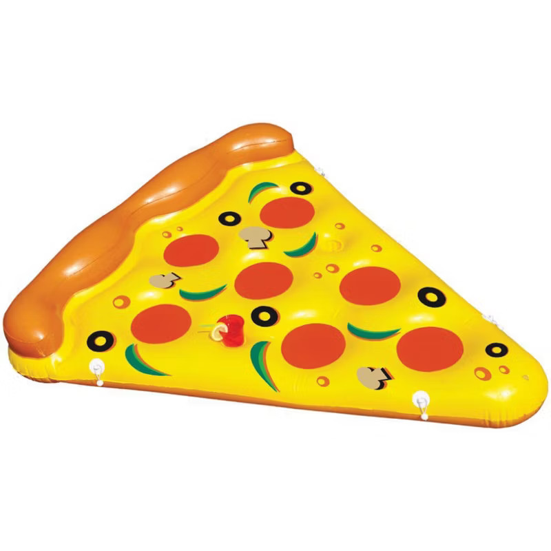 Swimline 90645 Inflatable Giant Pizza Slice Swimming Pool or Lake Floating Water Raft Lounger wit... | Target
