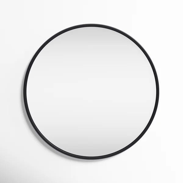 Sabine Metal Round Wall Mirror | Wayfair North America