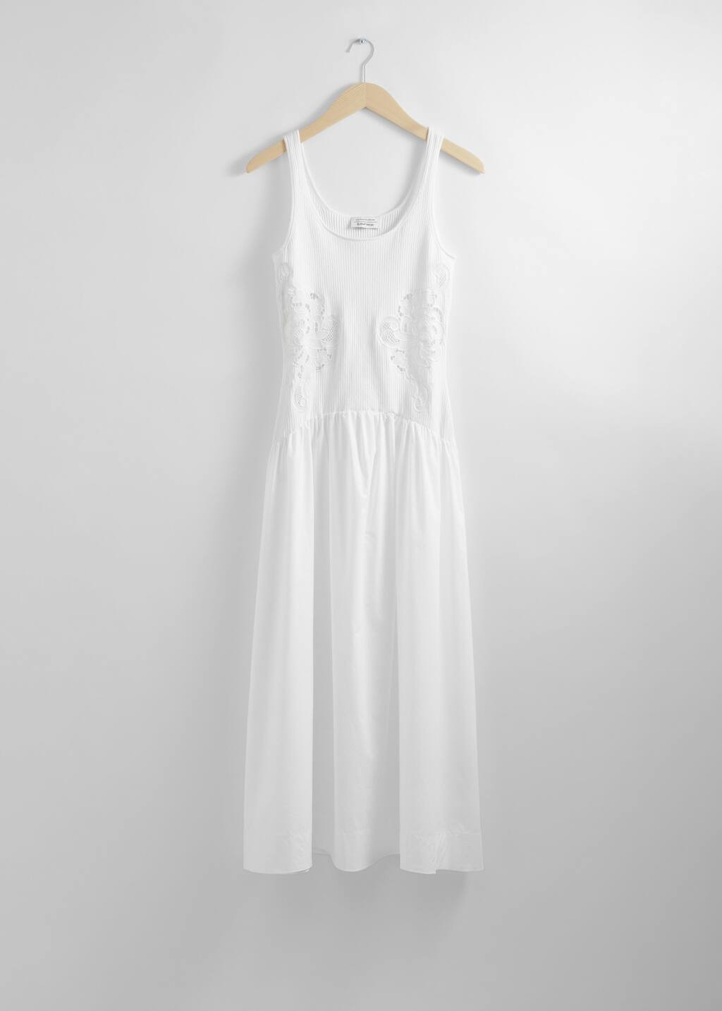 Embroidered Tank Midi Dress | & Other Stories - US