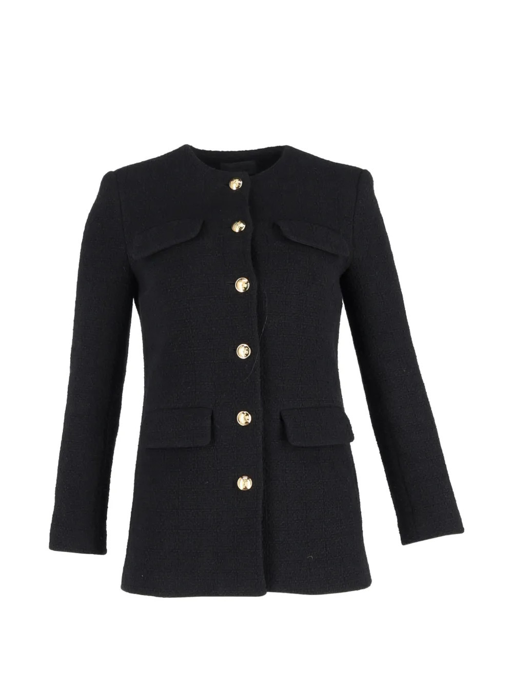 Nili Lotan button-detailed tweed blazer - Black | Farfetch Global