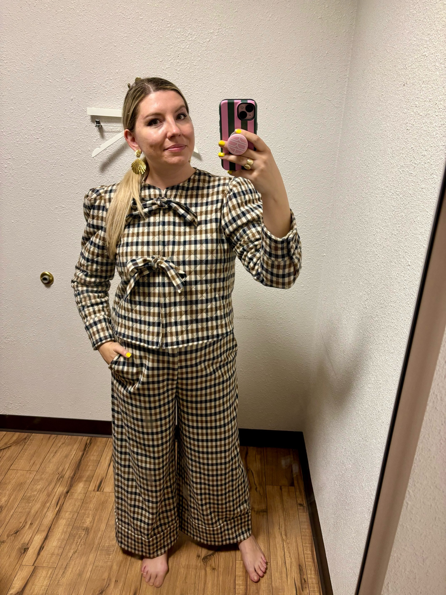 Loving this set! I picked up both the jacket and the pants and am glad that I did. They make a statement together but I have had such a great time coming up with different outfits with each piece.

#LTKWorkwear #LTKMidsize #LTKSeasonal