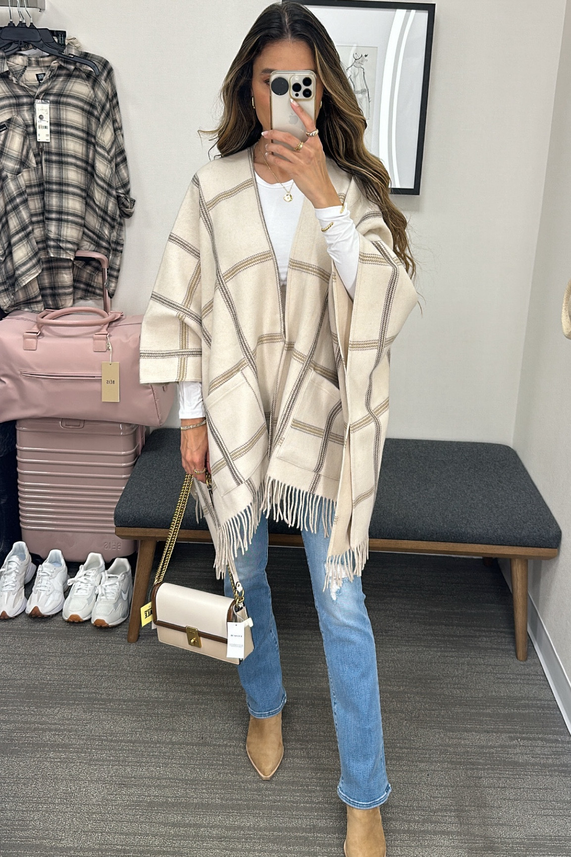 These jeans are almost $90 off! Wearing an XS in top, 24 in jeans, and size 8 in boots!

#LTKxNSale #LTKStyleTip #LTKShoeCrush