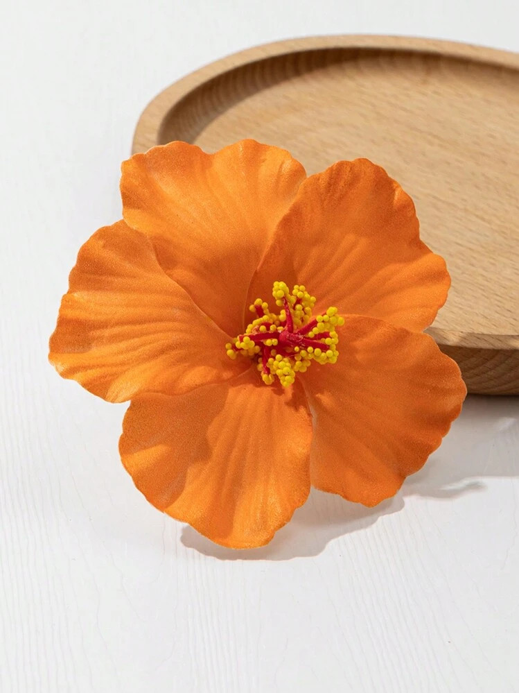 1pc Simple & Fashionable Ladies' Simulation Flower Hair Clip For Holiday, Suitable For Thanksgivi... | SHEIN