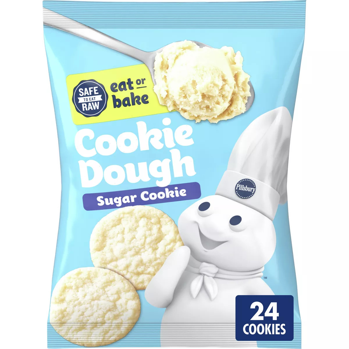 Pillsbury Sugar Cookie Cookie Dough - 16oz/24ct | Target