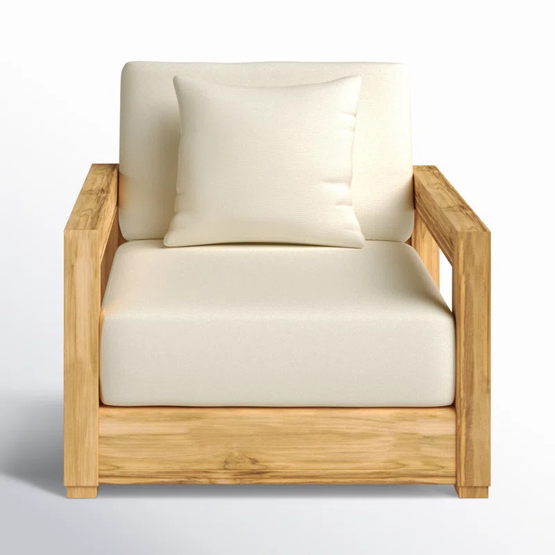 Melrose Teak Outdoor Lounge Chair | Wayfair North America