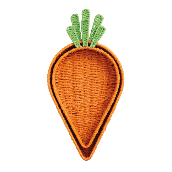 Woven Carrot Trays | Mud Pie