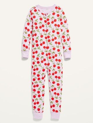 Unisex 1-Way-Zip Snug-Fit Pajama One-Piece for Toddler &#x26; Baby | Old Navy (US)