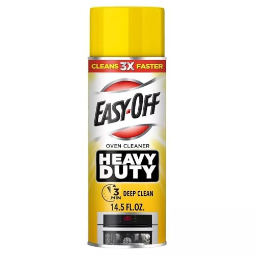 Easy Off Heavy Duty Oven Cleaner, Destroys Tough Burnt on Food and Grease, Lemon Scent, 14.5 oz Can | Amazon (US)