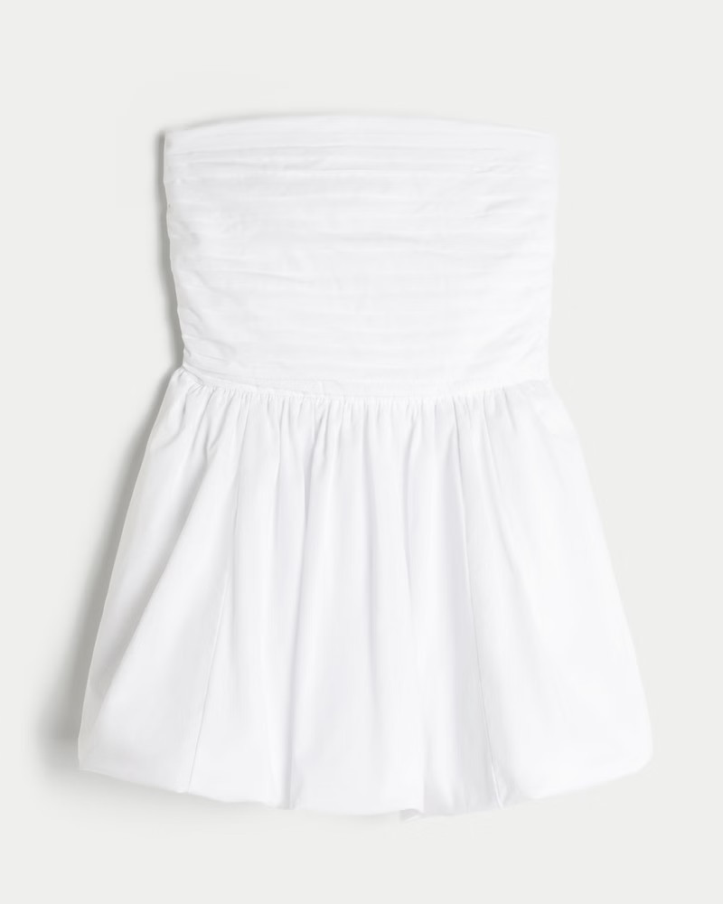 Women's Ruched Bubble Skort Dress from Hollister | Hollister (US)