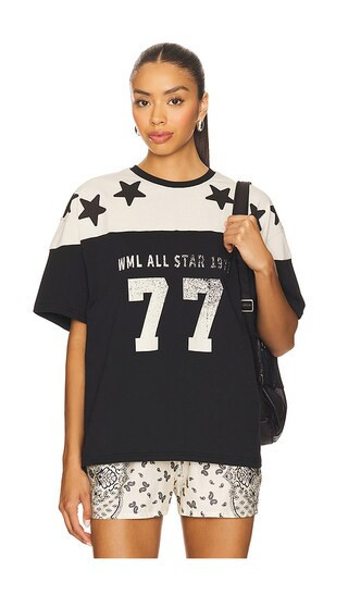 Wish Me Luck All Star T-Shirt in Black,White. - size M | Revolve Clothing (Global)