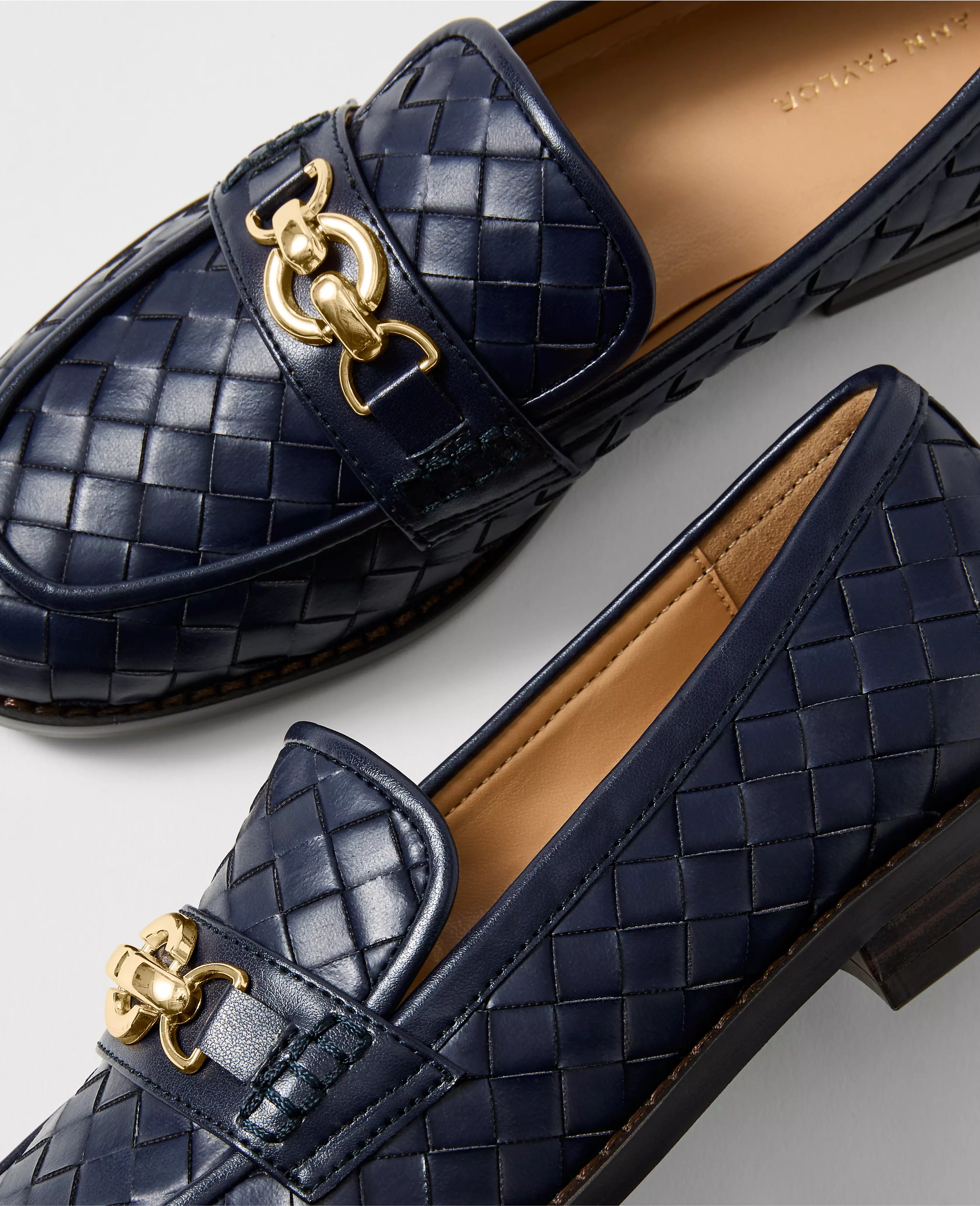 Horsebit Woven Loafer | Ann Taylor