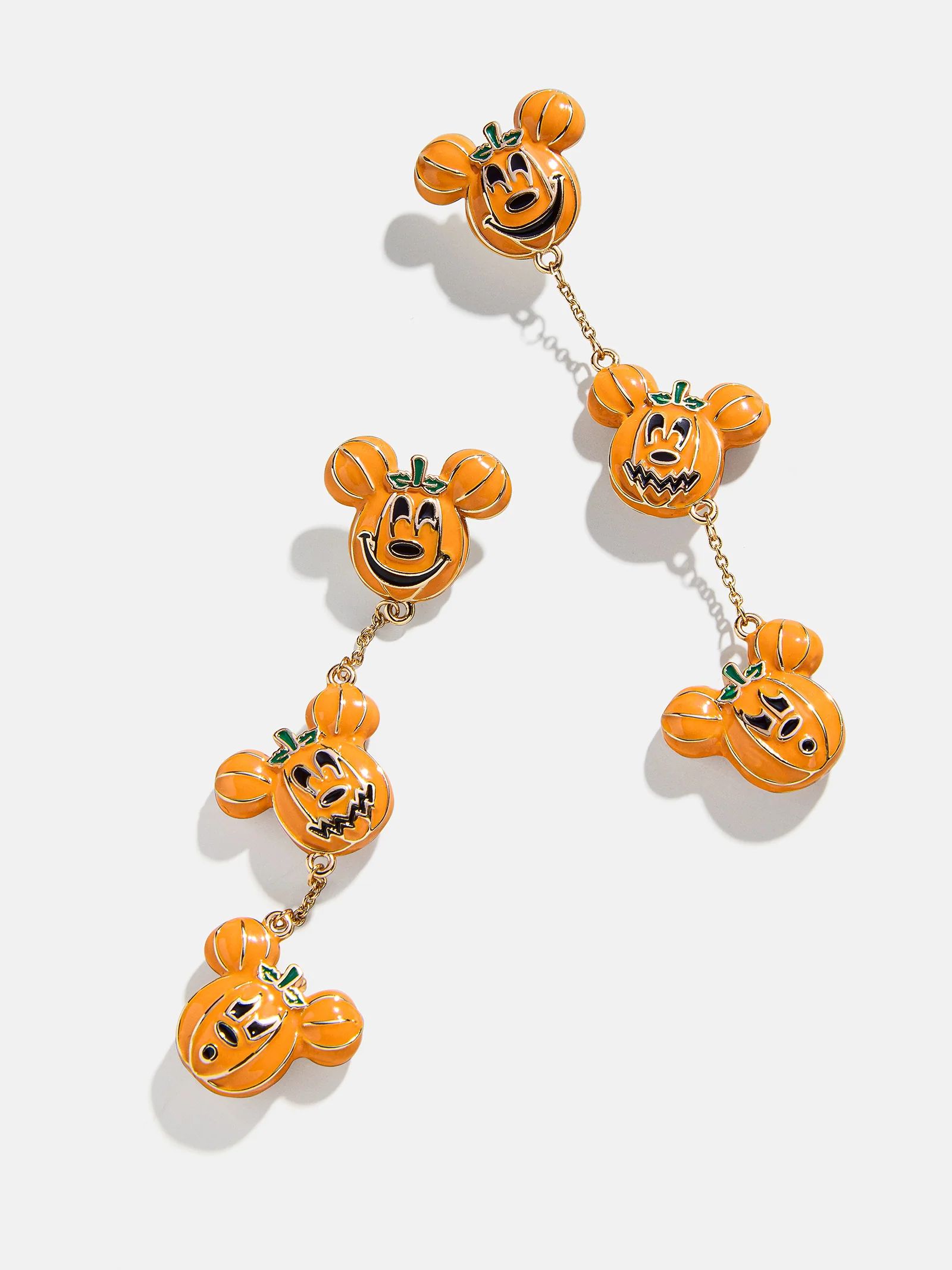 Mickey Mouse Disney Floating Pumpkin Earrings - Orange | BaubleBar (US)