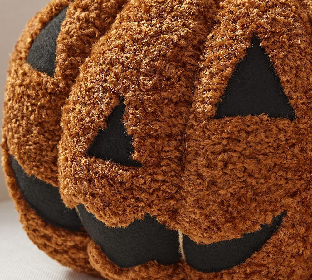 Light Up Jack-o’-Lantern Pumpkin Pillow | Pottery Barn (US)