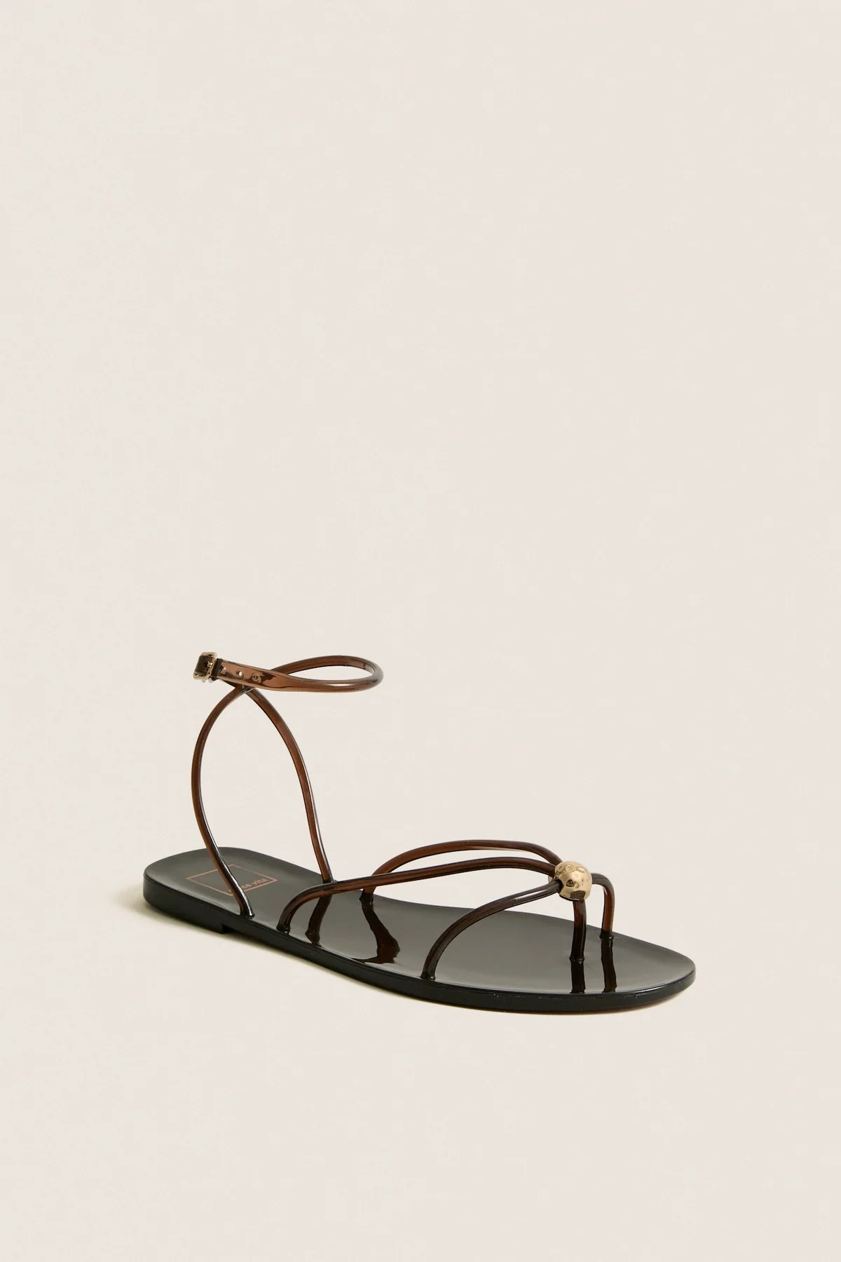 Chocolate Kenley Vinyl Sandals | Tuckernuck (US)