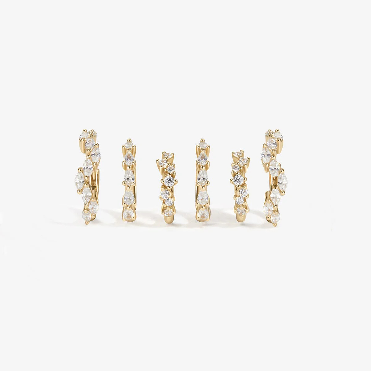 Tran 6-piece earring set | Adornmonde