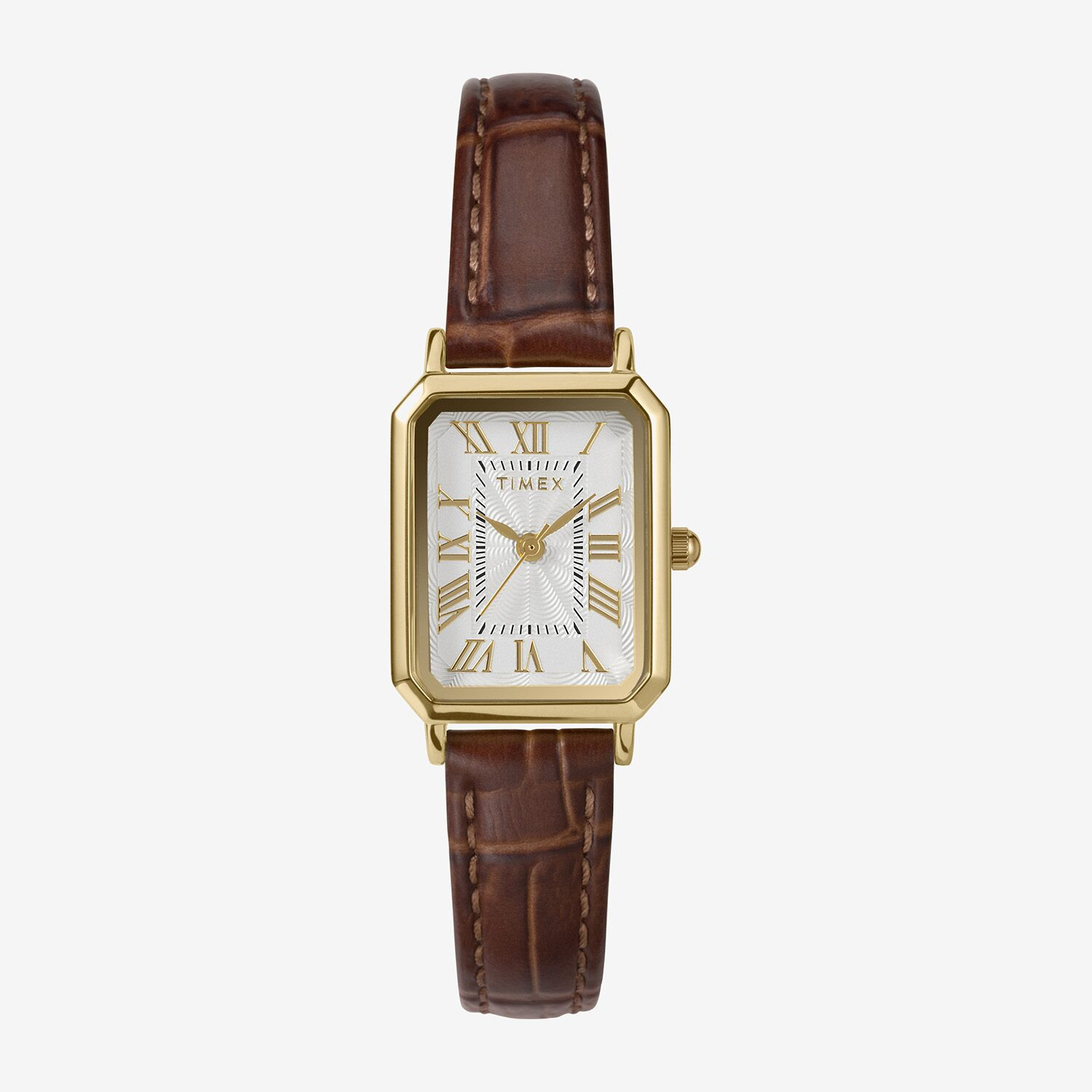 Timex Womens Brown Leather Strap Watch Tw2y00900ji, One Size | JCPenney