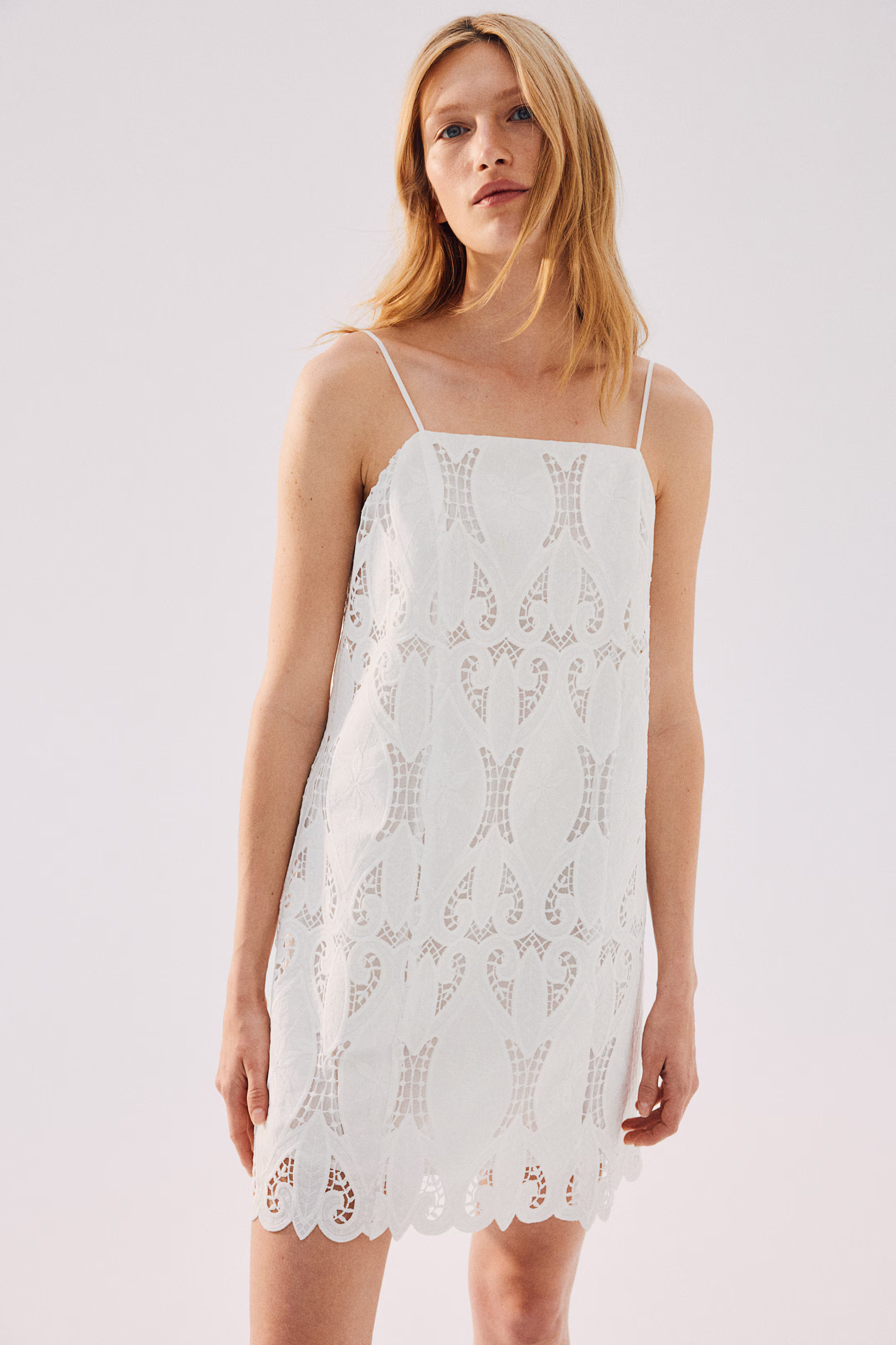 Eyelet Embroidery Camisole Dress | H&M (US + CA)