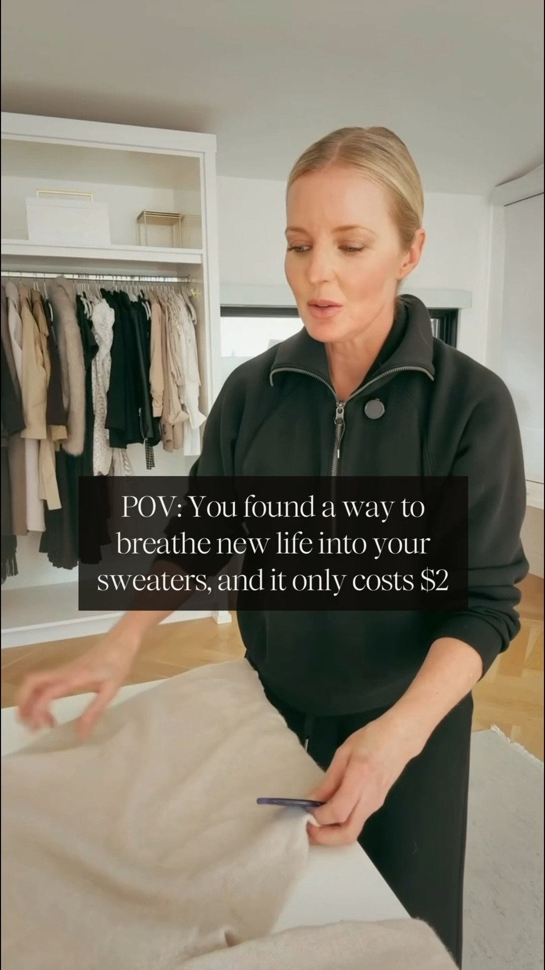 When your sweaters are looking worse for the wear with pilling and balling, it's not necessarily time for a replacement. This quick and simple fix might be your instant solution... and it only costs $2! 

I swear by this sweater comb! ($8/pack of 4) 

#budgethacks #styletips #wardrobeessentials #sustainability #savingmoney

#LTKmomlife #LTKdayinmylife #LTKvlog