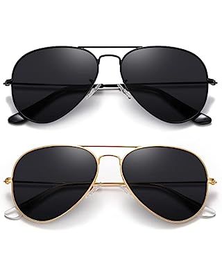 Amazon.com: Bio-th Sunglasses for Women Men Polarized Aviator UV Protection Metal Mirror Frame : ... | Amazon (US)