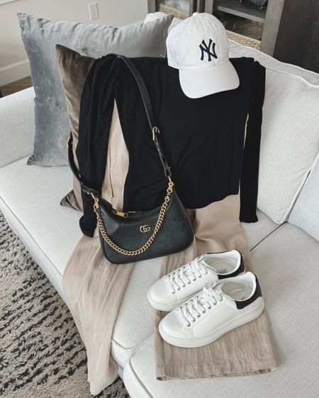 Lightweight, flowy and ultra comfy cargo pants …love with a fitted tee or bodysuit 
These sneakers are so fun and run tts
Walmart/amazon casual outfit idea 



#LTKstyletip #LTKitbag #LTKshoecrush