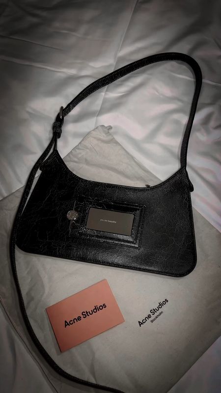 Acne studios platt bag this is the mini size (regular size) they also do a smaller micro version both will fit a phone. I’ve found some offers 

#LTKstyletip #LTKitbag LTKFestiveSaleUK