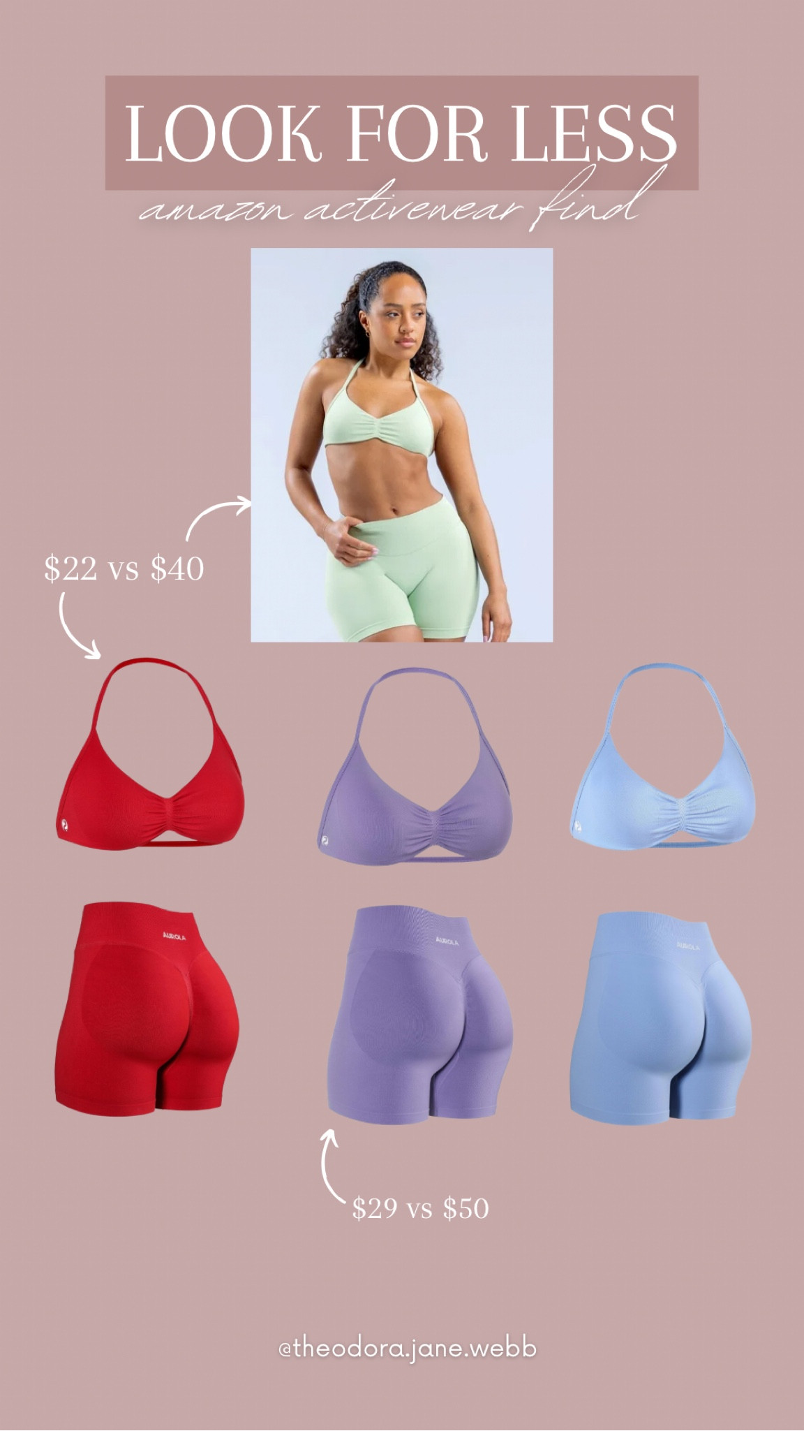 Dfyne activewear look for less for a fraction of the cost! Amazon activewear, Amazon workout clothes, Amazon athletic wear #amazonfind #activewear #workoutclothes 

#LTKActive #LTKFindsUnder50