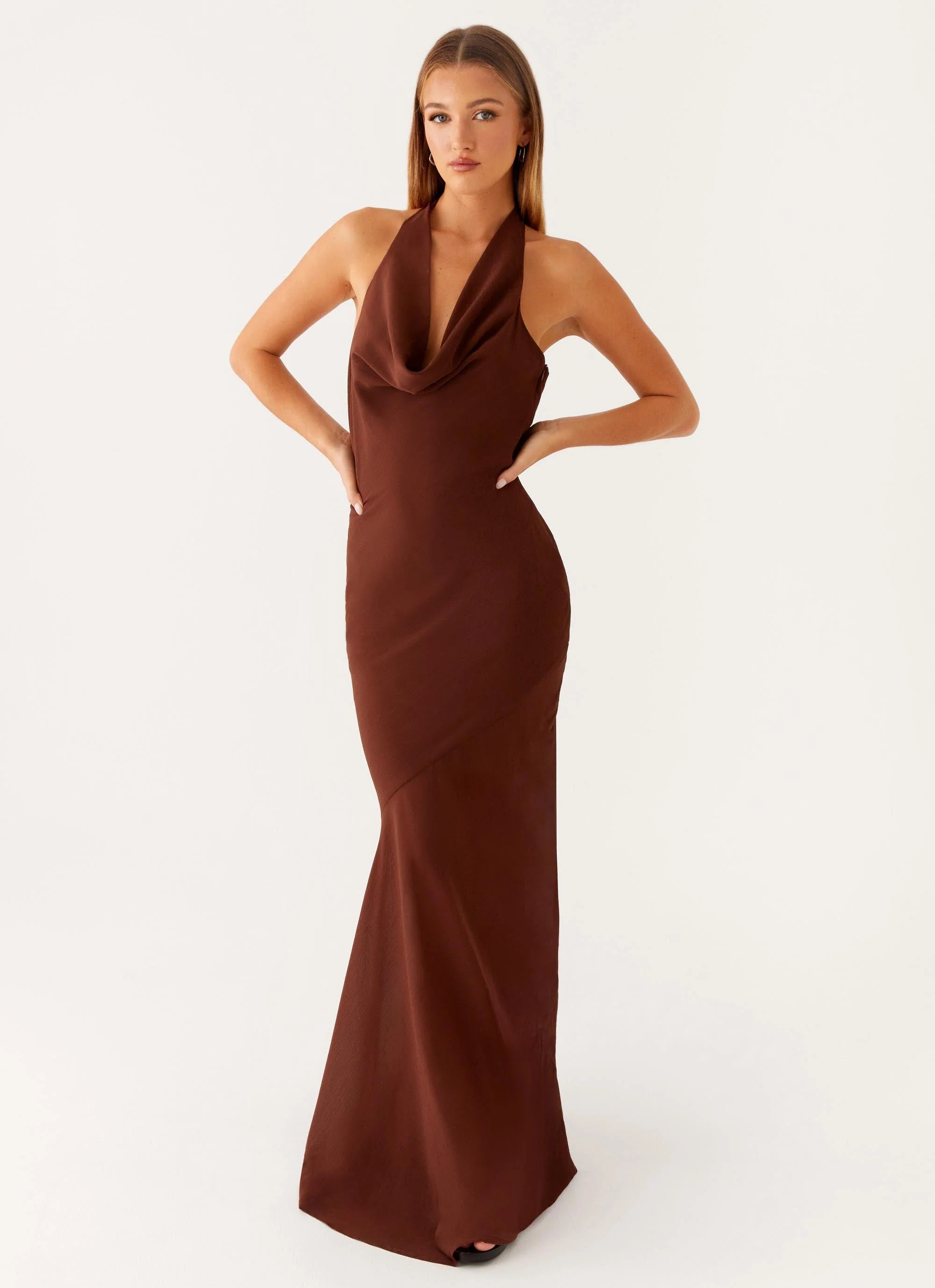 Sullivan Maxi Dress - Chocolate | Peppermayo (Global)