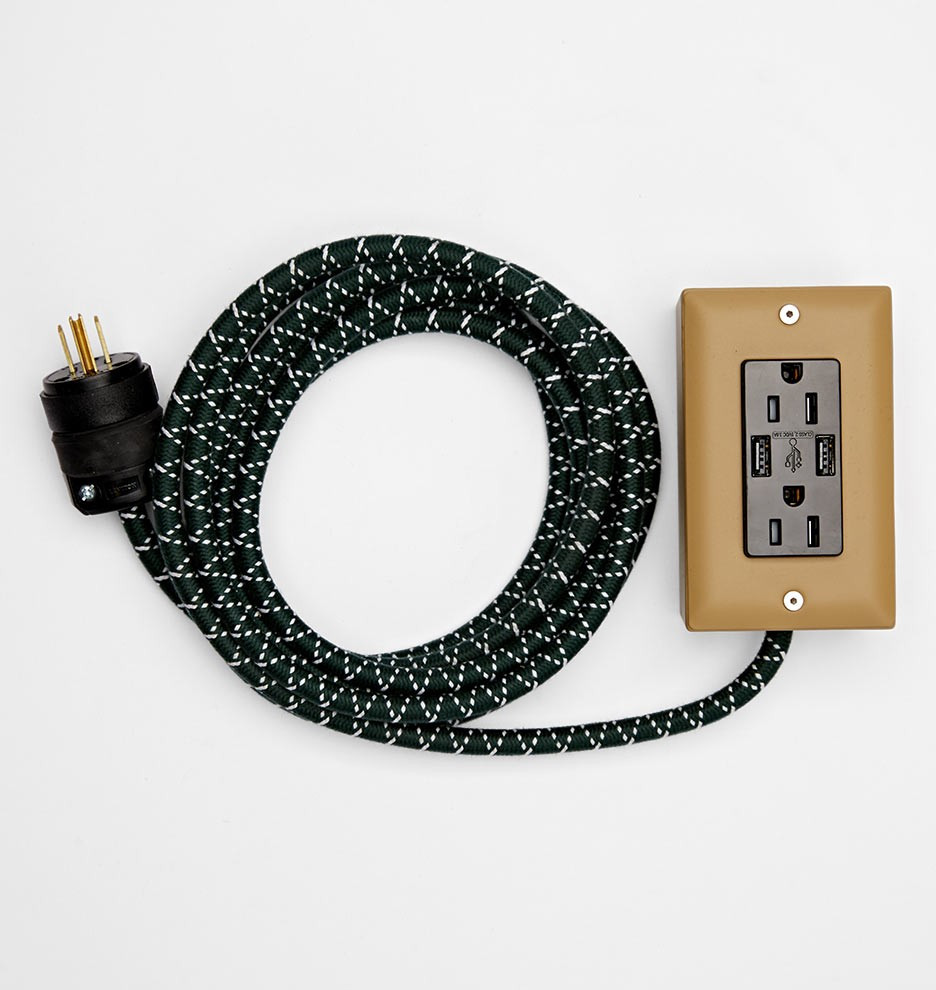 Extō 12ft. Extension Cord with USB | Rejuvenation