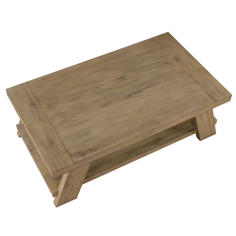 Feltman 55" Wood Coffee Table | Wayfair North America