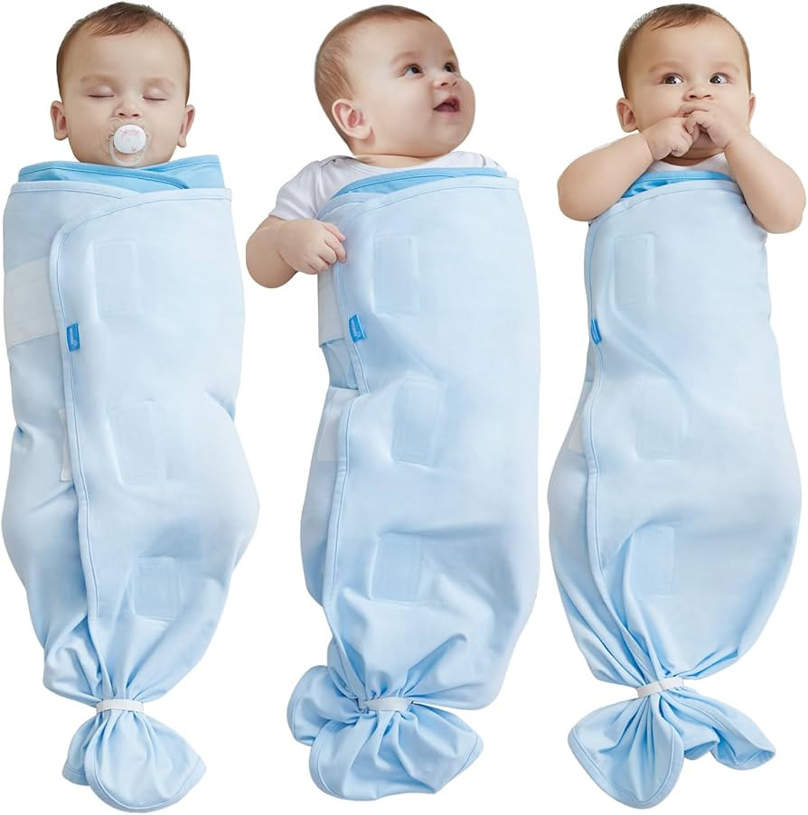 GROWNSY Baby Swaddle Sack, 0-6 Months Newborn Swaddle Blanket Wrap with Small Wing, Transitional ... | Amazon (US)