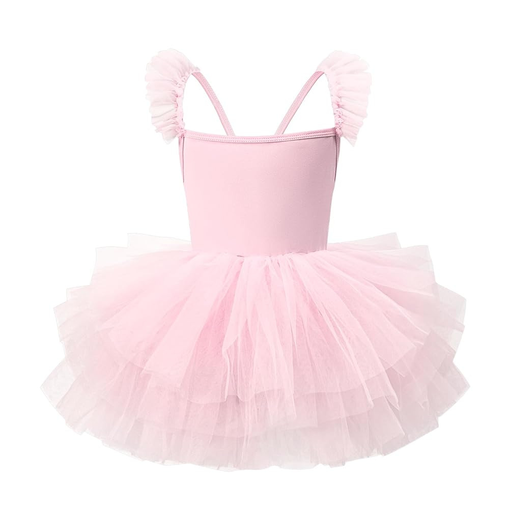 Tutu.kk Toddler Girls Ballet Leotard Sleeveless Back Cross Tutu Dresses Dance Leotard for Girls 1... | Amazon (US)