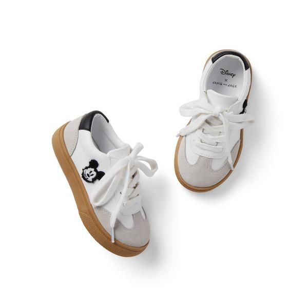 Disney Mickey Mouse Leather Sneaker | Janie and Jack