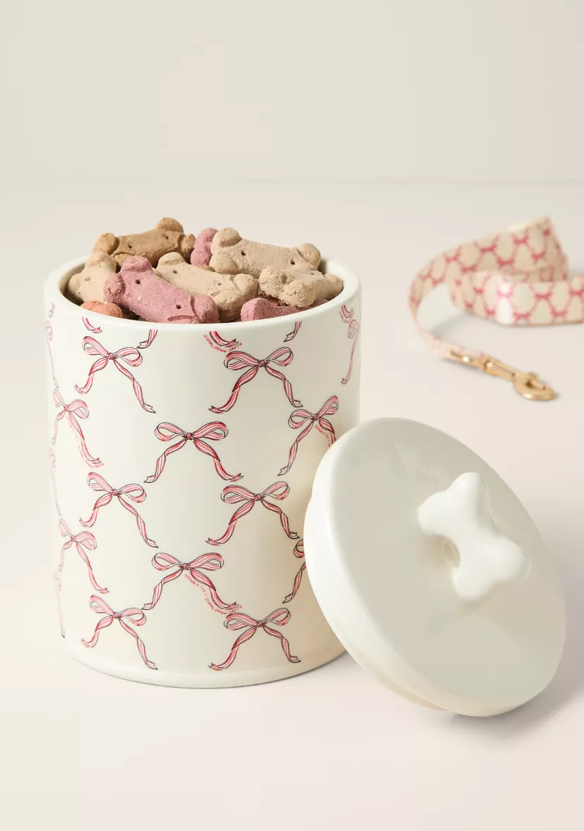 Sewing Down South x Crown & Ivy™ Plaid Pet Canister | Belk
