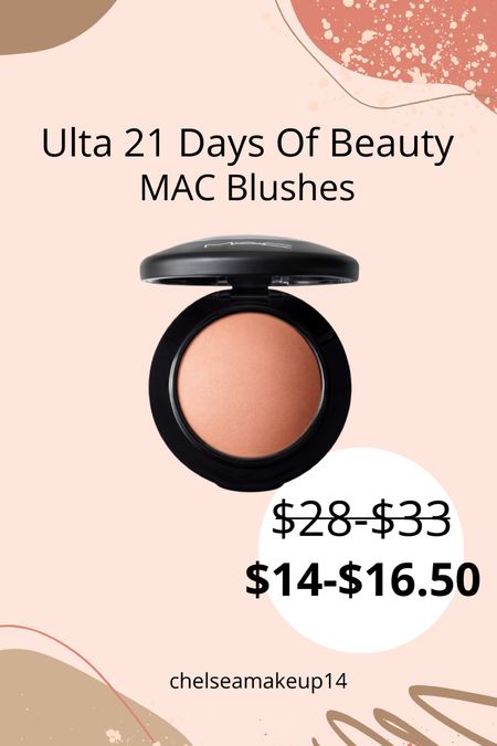Ulta 21 Days Of Beauty // MAC Blushes 

#LTKsalealert #LTKbeauty