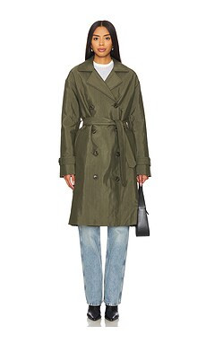 Kule The Rox Coat in Olive from Revolve.com | Revolve Clothing (Global)