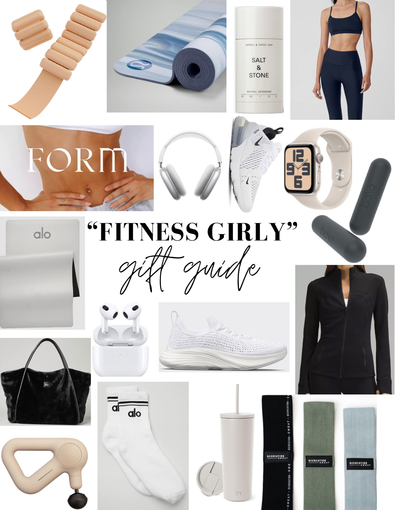 My gym starter pack a.k.a the ultimate gift guide for the fitness girl in your life!

#LTKfitness #LTKGiftGuide #LTKHoliday