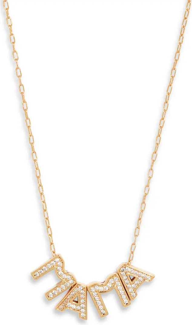 Mama Initial Pendant Necklace | Nordstrom