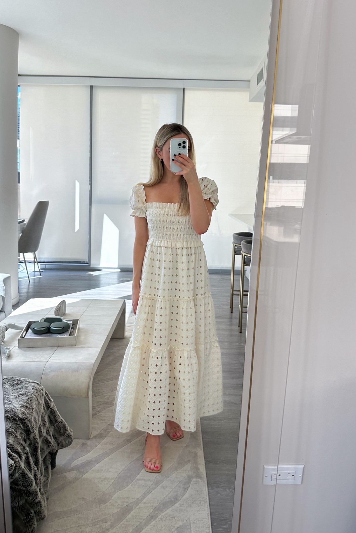Daily Outfit- 
* this dress would also be so pretty for bridal shower or wedding events for the bride 
*the fabric on this dress is slightly heavier, giving it enough weight to transition nicely into fall or for cooler days 

#LTKTravel #LTKootd #LTKWedding