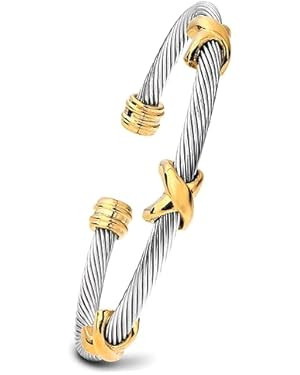 EGO VINA Natural Abalone Shell Mermaid Tail Bangle Bracelet, Open Cuff Bangles Vintage Jewelry, M... | Amazon (US)