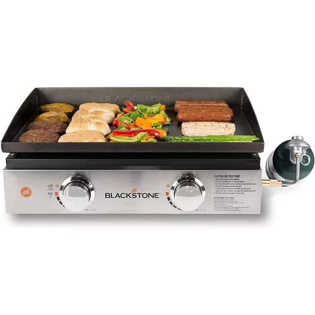 Blackstone 1666 Tabletop Griddle with Stainless Steel Front Plate-22 - Walmart.com | Walmart (US)