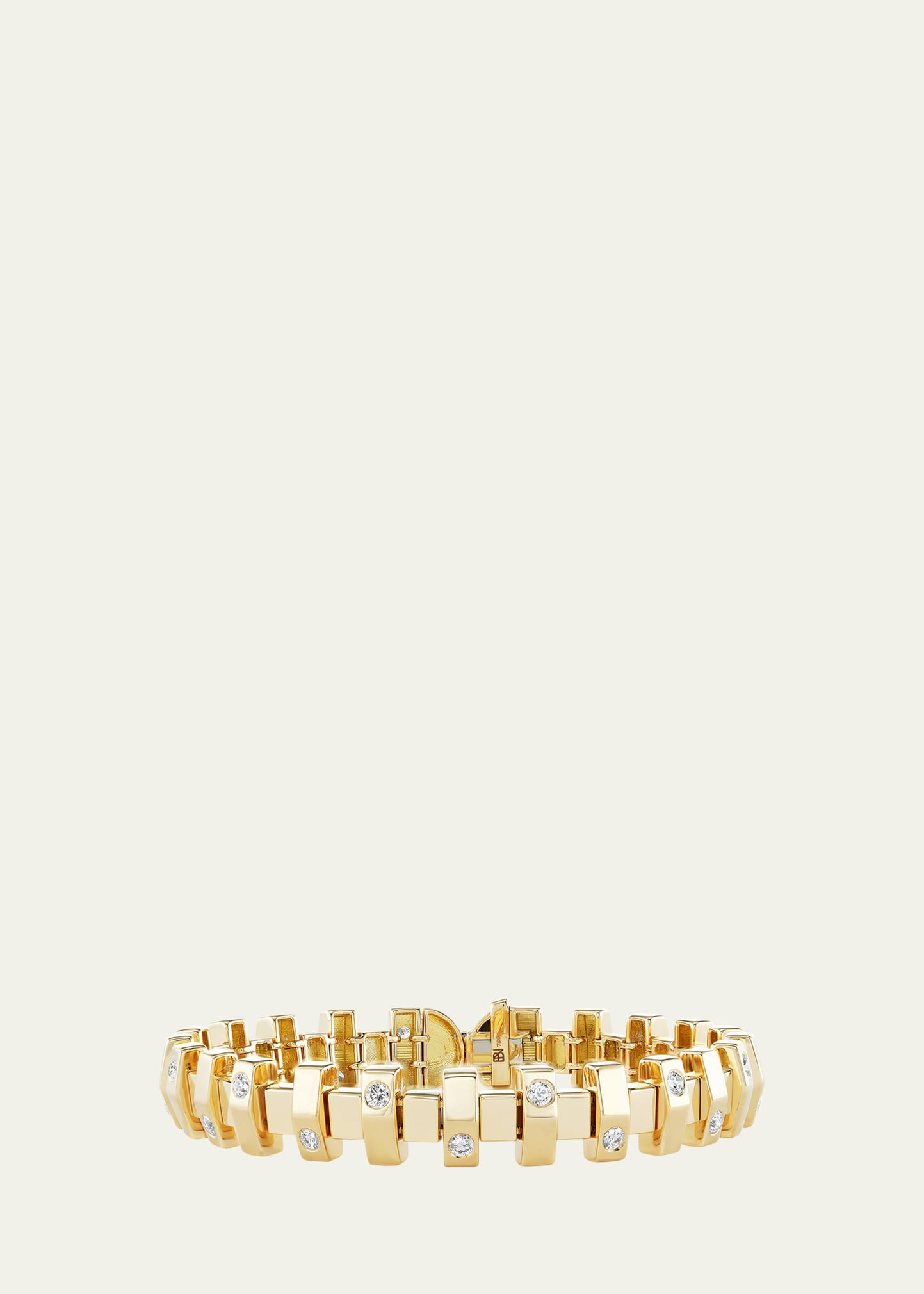 Brent Neale Small Gold & Diamond Hopscotch Bracelet | Bergdorf Goodman