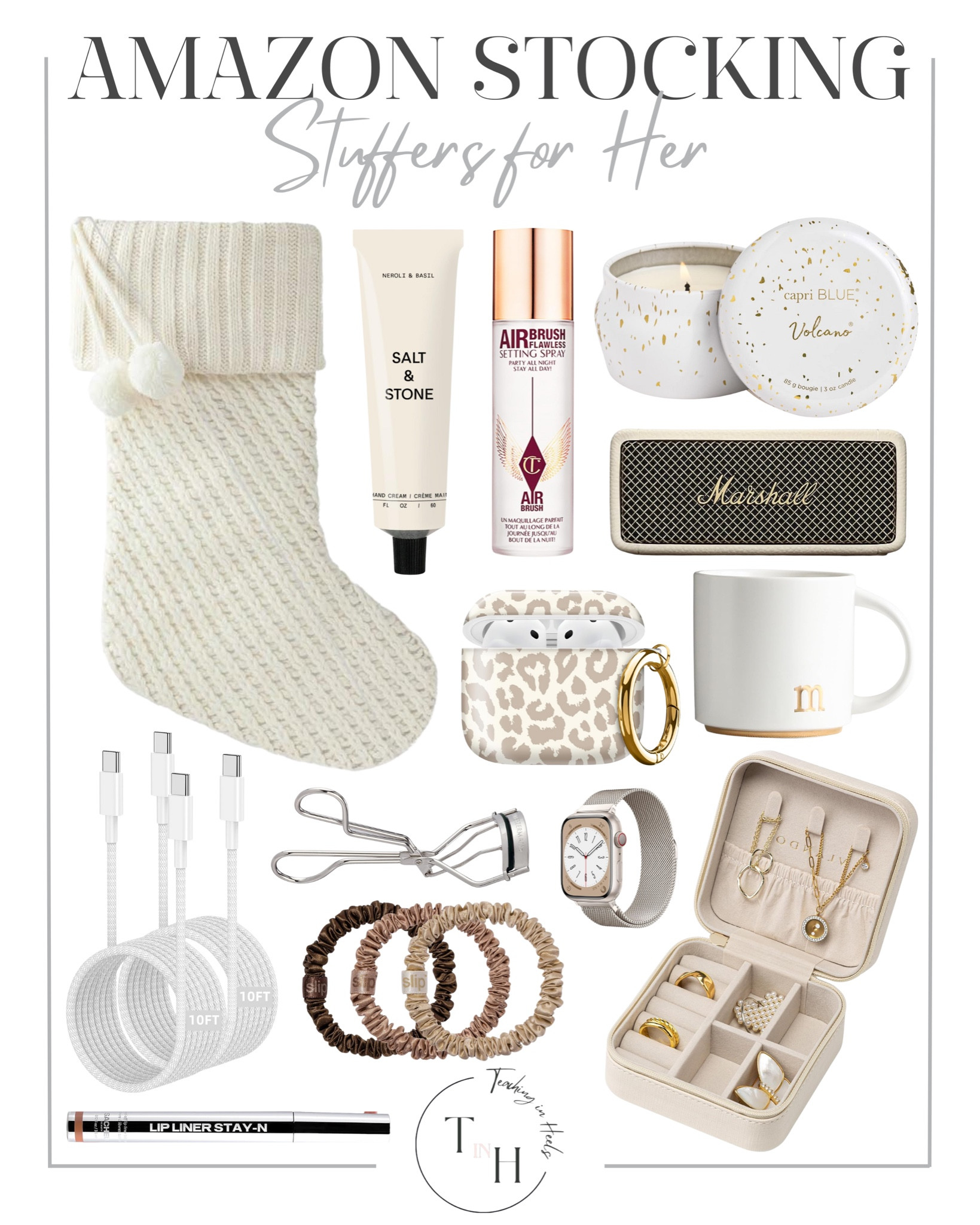 Amazon Stocking Stuffers for Her

lip balm set
mini perfume
silk scrunchies
hand cream
cute socks
nail polish
pocket mirror
mini jewelry case
travel hair brush
sleep mask

#LTKHoliday #LTKGiftGuide #LTKStyleTip