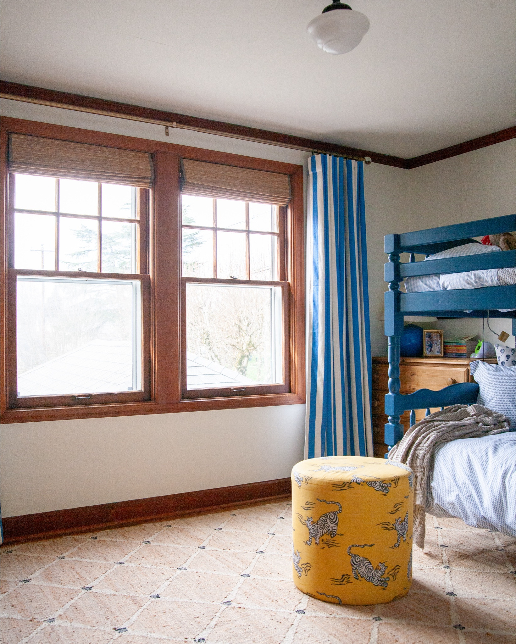 I have been scratching my head forever to figure out what blankets/quilts to do for Otto’s bunkbed. We’ve had a couple warmer evenings where the comforter is too warm so I think I’ve got to figure it out soon. Red stripe? Dark red? Darkish blue? What would you do and have you seen such a product available?!

#LTKHome #LTKKids