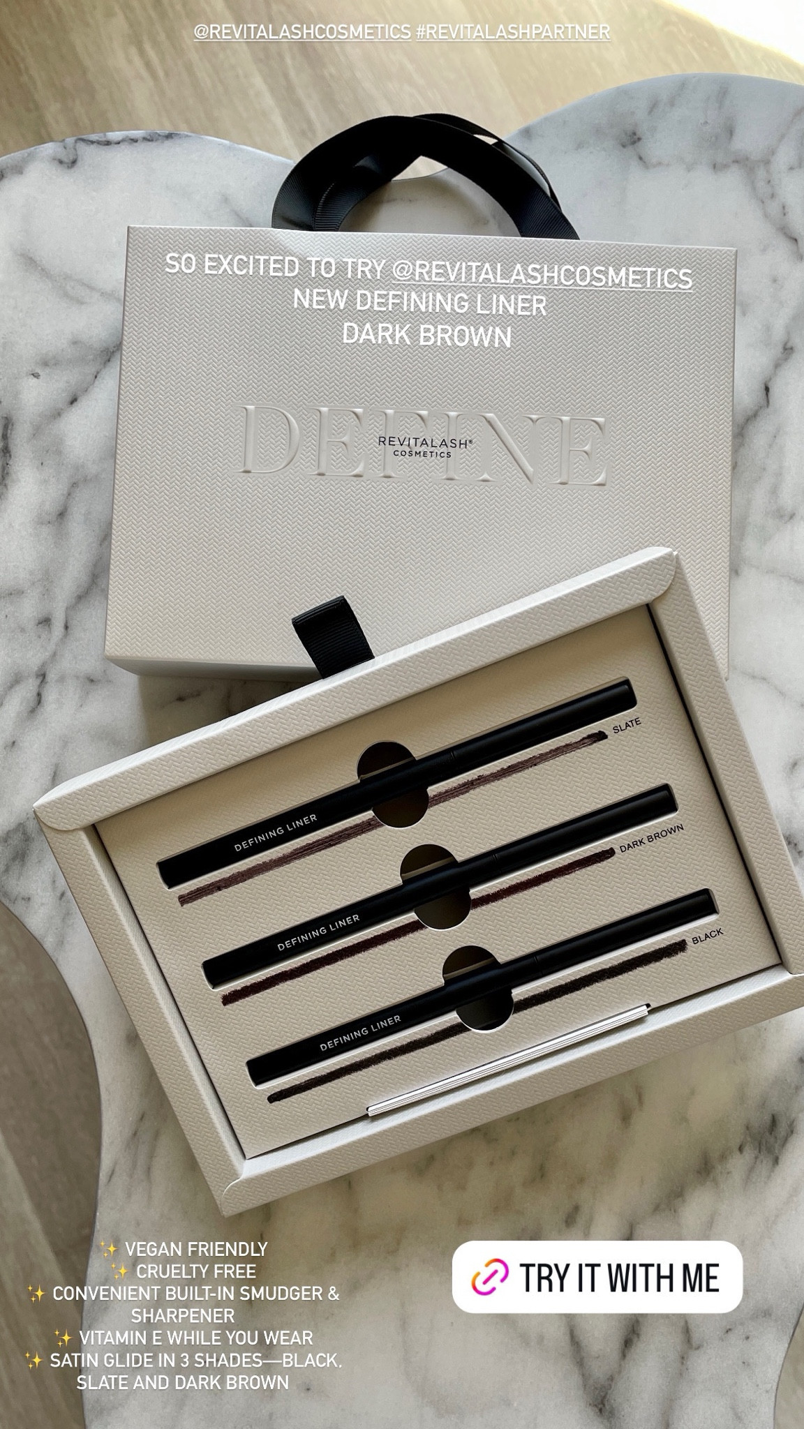 RevitaLash Cosmetics just launched their newest Defining Liner in Dark Brown
and I am so excited to try it! 🤎 They are known worldwide for their best-selling lash and brow serum and they even have the same products for your hair. I use all their products and love it. ✨
 
I’m excited to partner with them again to share their latest drop…the eyeliner comes in 3 shades…slate, dark brown and black. I love that it has a built-in smudge tool and sharpener. The liners have a creamy formula and glides on so smooth. I’m excited to try the Dark Brown one since I’ve never used a brown liner before. 🤎 I used it on the bottom of my lids and love it! Which color will you try? #revitalashpartner

Eyeliner, makeup, beauty, RevitaLash Cosmetics, The Stylizt 



#LTKStyleTip #LTKFindsUnder50 #LTKBeauty