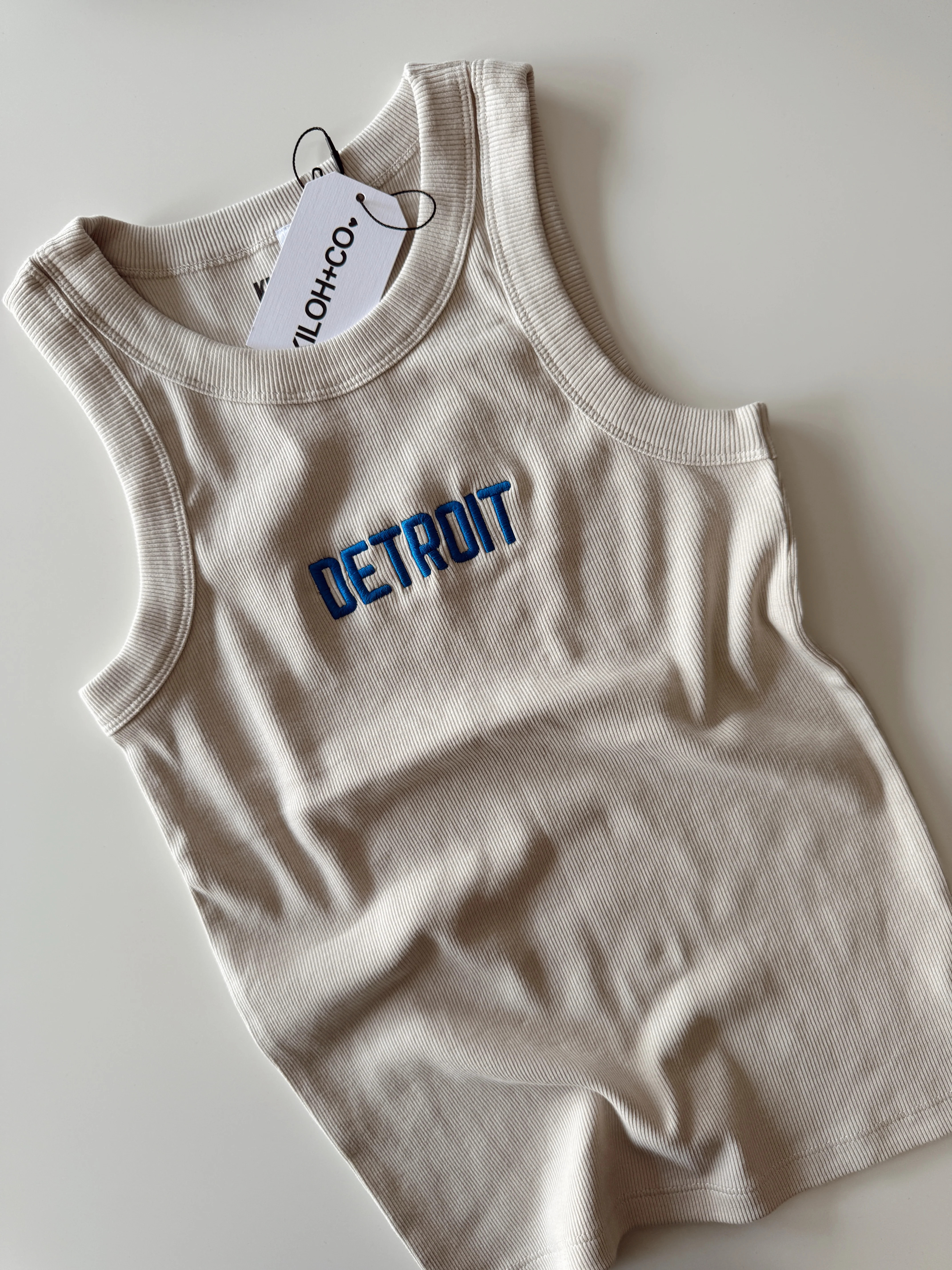 Detroit Bone + Blue Tank | Kiloh + Co.