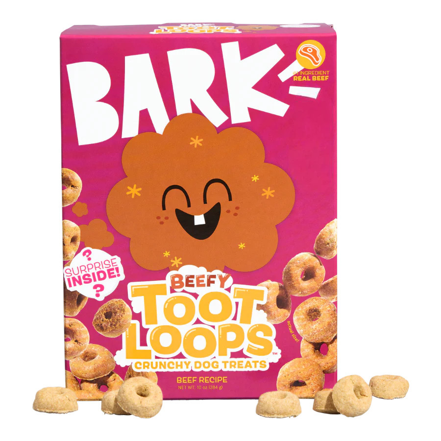 Beefy Toot Loops™ Beef Blend Hard & Crunchy Dog Treats, 10 oz | BARK