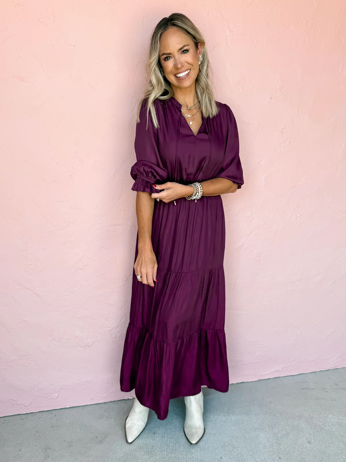 Love Found Tiered Maxi Dress | Ruthie Grace