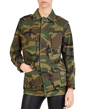 The Kooples Studded Camo Jacket | Bloomingdale's (US)