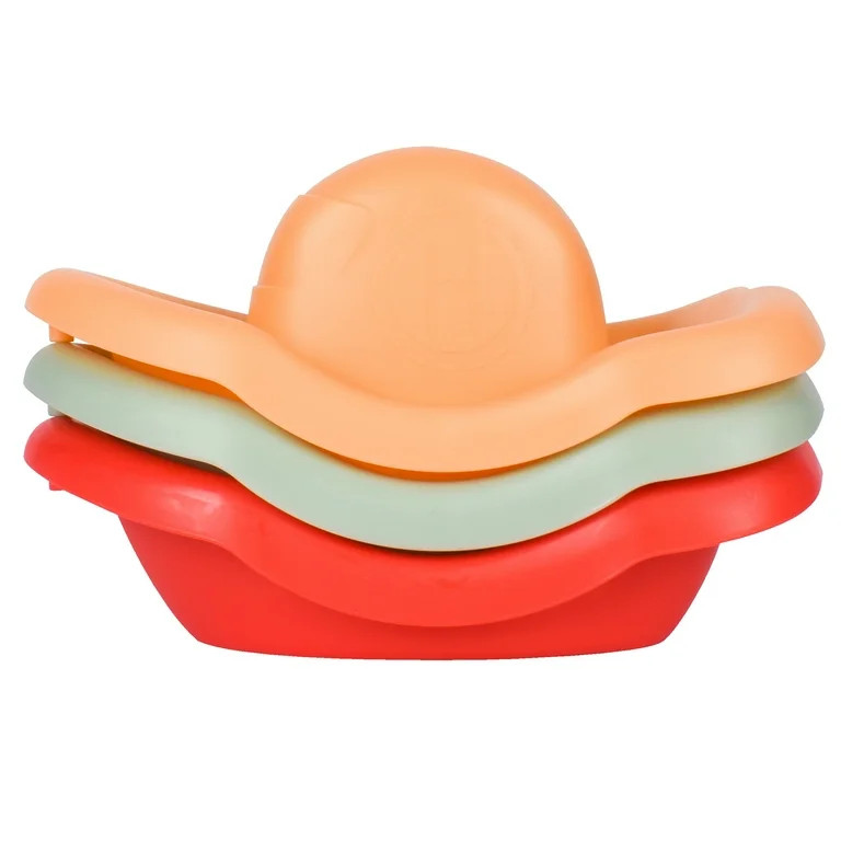 Hopscotch Lane Stack-N-Strain 3 Pk Boat Bath Toys | Toddler Child Unisex | Walmart (US)